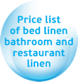 Price list of bed linen, bathroom and restaurant linen